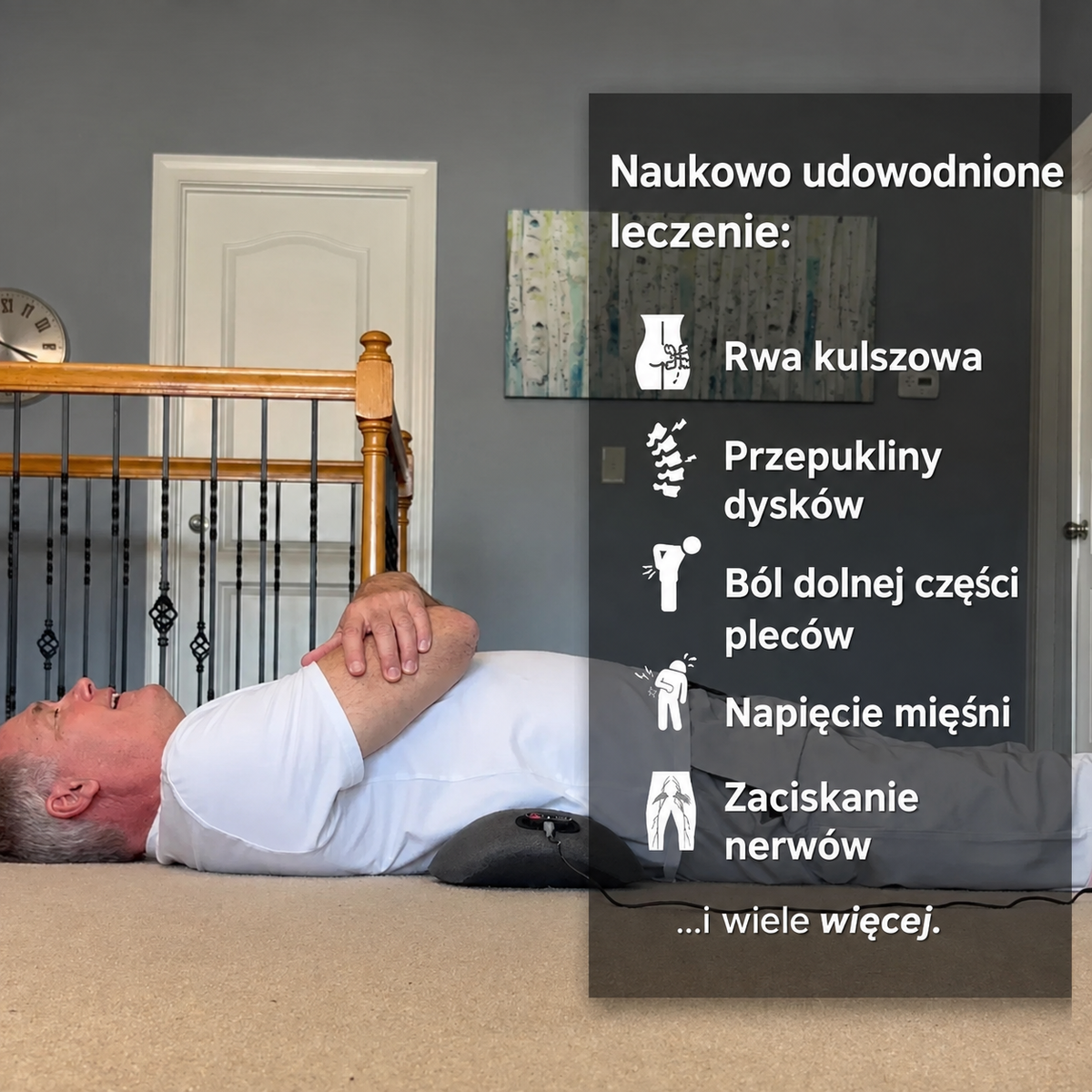 Złagodź ból związany ze zwężeniem kanału kręgowego i uczucie ciężkich nóg w zaledwie 15 minut dziennie — bez operacji i zastrzyków