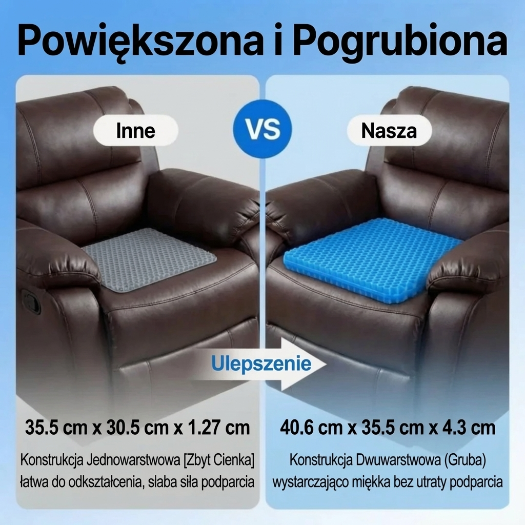 FrostySeat - Chłodząca poduszka żelowa