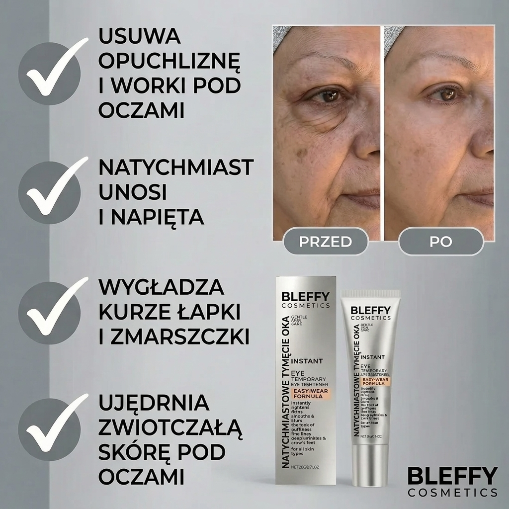 Szybki sposób na worki pod oczami w 90 sekund